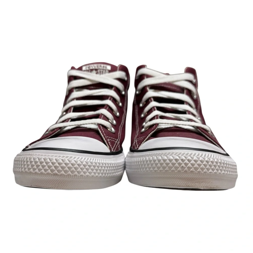 Converse All Star Street Mid Top Sneakers Shoes in Dark Sangria colorway Mens 9 - Picture 7 of 12